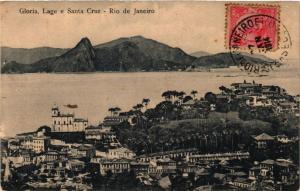 CPA AK RIO DE JANEIRO Gloria, Lage e Santa Cruz. BRAZIL (621641)