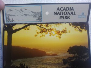 Postcard Folder Acadia National Park, Maine