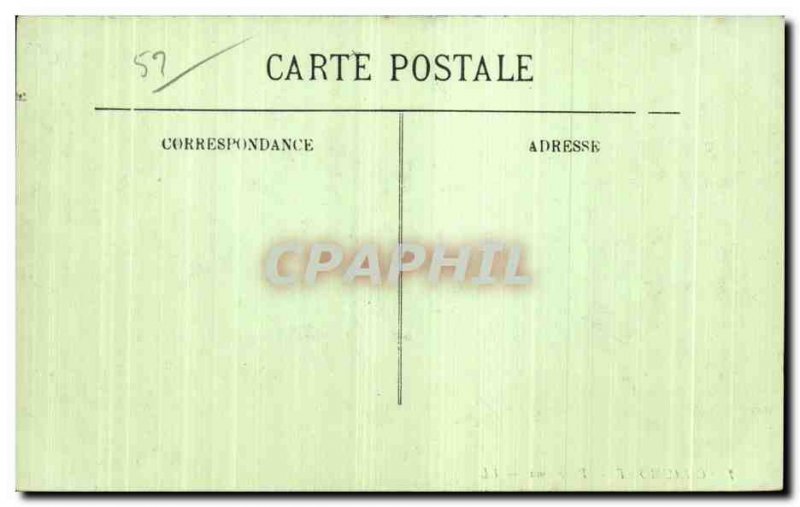 Old Postcard Chaumont Panorama