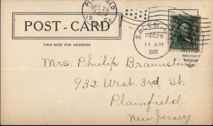 Salem NJ Broadway c1905 Postcard