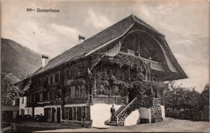 Switzerland Bernerhaus Vintage Postcard C218