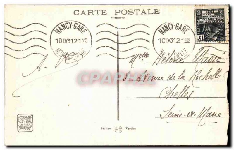 Old Postcard Cemetery Douaumont National Army