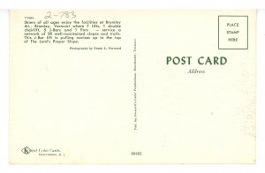 VT - Bromley. Ski Tow at Mt. Bromley