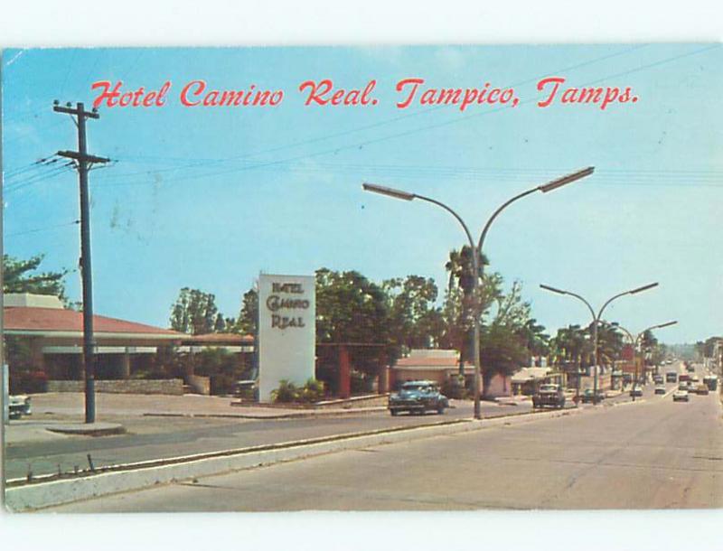 Pre-1980 OLD CARS & SHOPS ON STREET Tampico - Tamps MEXICO n1042