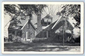 1940 Statesboro Georgia Postcard Mrs Johnston Tourist Home Heart Bulloch County