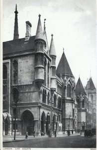 London Postcard - Law Courts  V2114