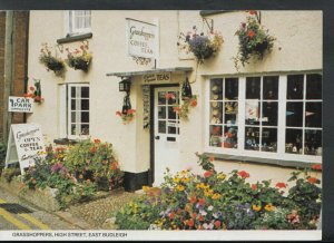 Devon Postcard - Grasshoppers Cafe, High Street, East Budleigh  T1198