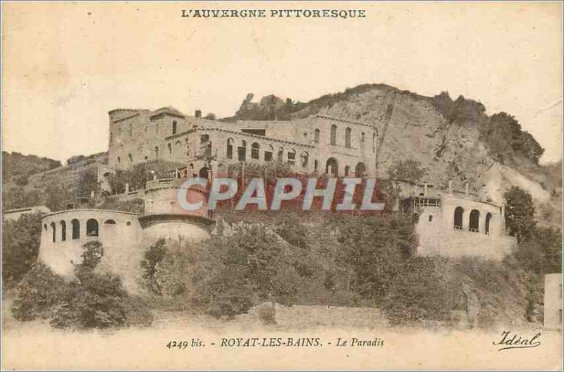 Old Postcard Royat les Bains Auvergne Picturesque Paradise