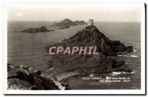 Old Postcard Ajaccio Tour de la Parata and bloodthirsty Islands