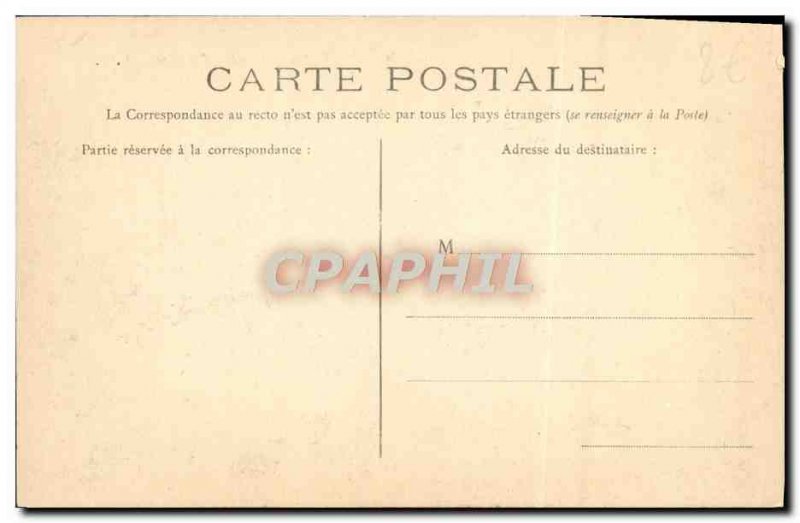 Old Postcard Caen Les Halles and Marche Cutlery