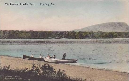 Maine Fryeburg Mt.Tom And Lovells Pond Albertype