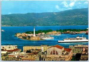 M-86992 Panorama of Haven Messina Italy