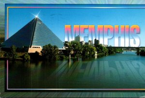 Tennessee Memphis Pyramid and Downtown Harbor 2007