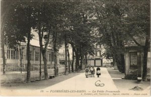 CPA PLOMBIERES-les-BAINS - La petile promenade (119696)