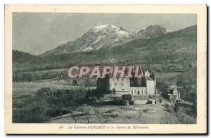 Postcard Old Chateau Uriage and Belledonne