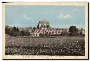 Old Postcard St Florentin Vue Generale taking Route d & # 39Avrelles