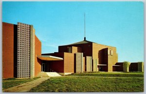 Vtg Norman OK Forum Building University Of Oklahoma Postcard