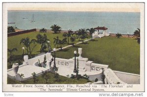 Water front scene, Reached via, The Floridan and the Seminole Illinois Ce...
