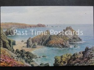 Old PC - Kynance Cove from The Rill, Cornwall, from Original by A R Quinton 2194