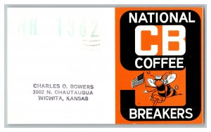 QSL Radio Card From Wichita Kansas KNH 1362