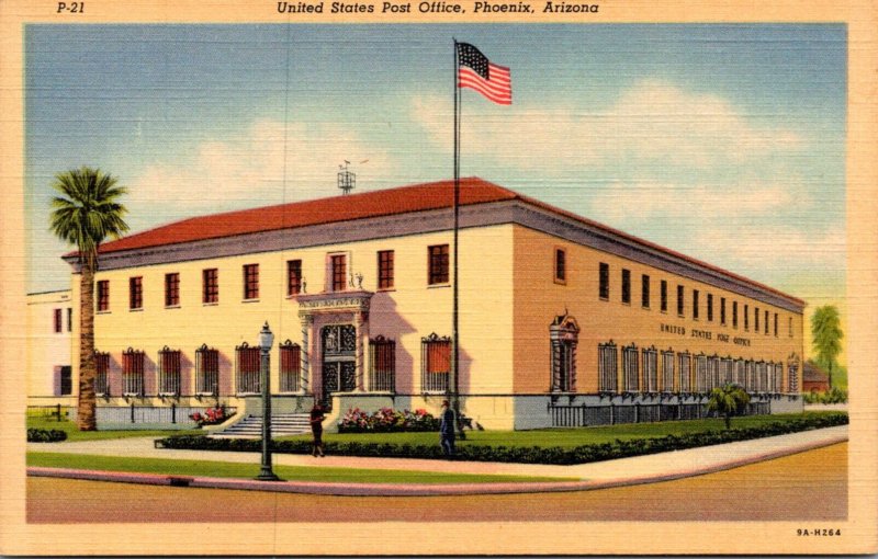 Arizona Phoenix Post Office Curteich