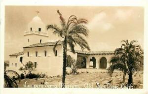 CA, San Diego, California, Junipero Serra Museum, RPPC