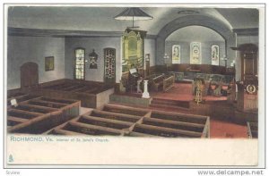 Interior of St. John's Church, Richmond, Virginia, 00-10s