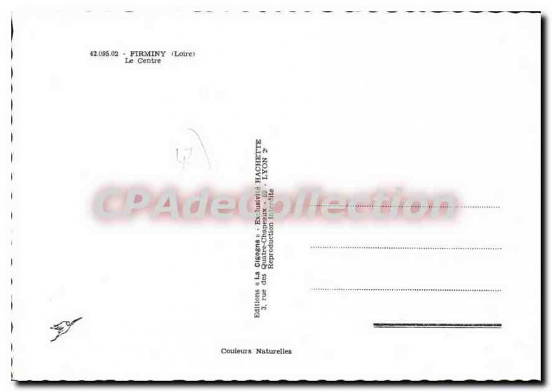 Modern Postcard Firminy Center