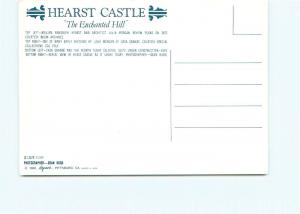 Postcard Hearst Castle Building a Dream Enchanted Hill Pittsburg CA  # 4079A