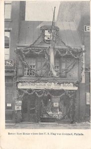 Betsey Ross House First US Flag Designed - Philadelphia, Pennsylvania PA Post...