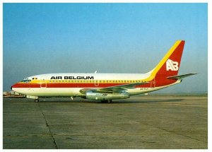 Air Belgium Boeing 737 247 Airplane Postcard