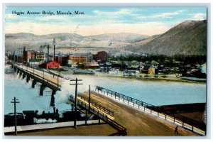 1911 Higgins Avenue Bridge Exterior Building Missoula Montana Vintage Postcard