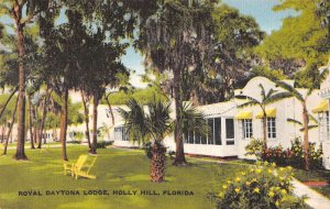 Holly Hill Florida Royal Daytona Lodge Vintage Postcard AA20328