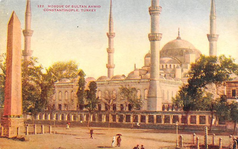 Mosque of Sultan Ahmid Constantinople Turkey Unused 