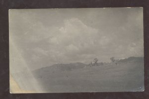 RPPC BOXELDER WYOMING SCENE BRUNER NORWICH NEW YORK REAL PHOTO POSTCARD