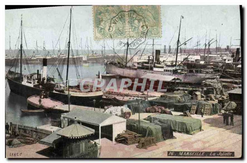 Old Postcard Marseille Joliette