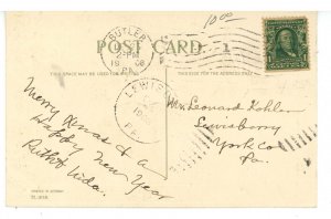 Greeting - Christmas. Santa Claus, Red Robe ca 1908