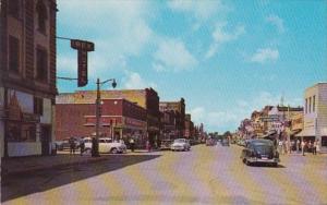 Minnesota International Falls Third Street At Third Avenue Looking West