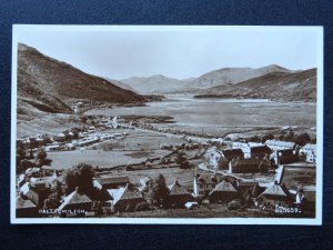Scotland Lochaber BALLACHULISH Panoramic Village View c1930s RP Postcard