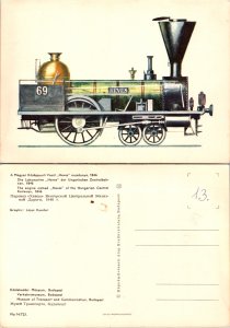 The Engine named Heves of the Hungarian Central Railways 1846, Hungary (9472)