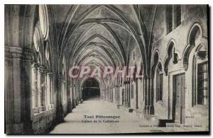 Old Postcard Toul Picturesque Cloitre de la Cathedrale