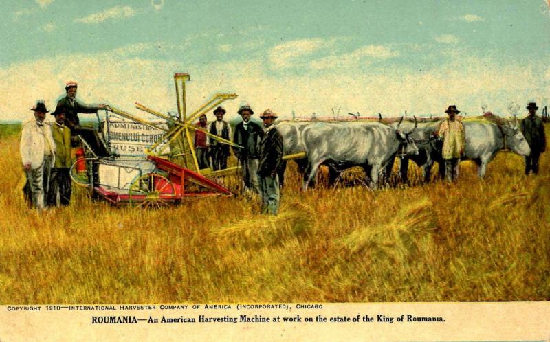 Advertising - International Harvester Co. In use in Roumania