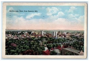 1918 Birds Eye View Dynamo Dixie Cameron Hill Chattanooga Tennessee TN Postcard