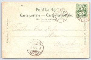 Schwellbrunn Switzerland~1904 Künstler Postcard