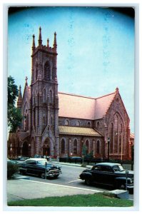 St. Paul's Cathedral Church Worcester MA Massachusetts Postcard (DB11)