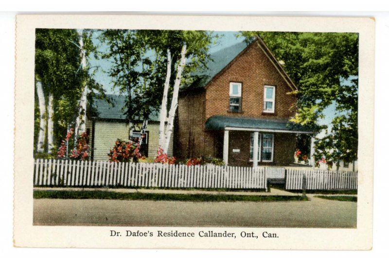 Canada - ON, Callander. Dr. Dafoe's Residence (Dionne Quintuplets)