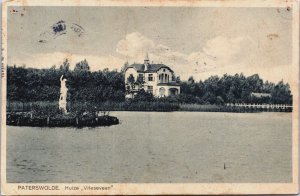 Netherlands Paterswolde Huize Vrieseveen Vintage Postcard C140