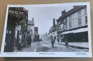 VINTAGE UNUSED REAL PHOTO POSTCARD - BIRDGATE, PICKERING, YORKSHIRE, ENGLAND