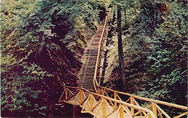 Stairs in Victoria Park Truro Nova Scotia NS Canada