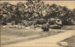 Millville NJ City Park Old Postcard